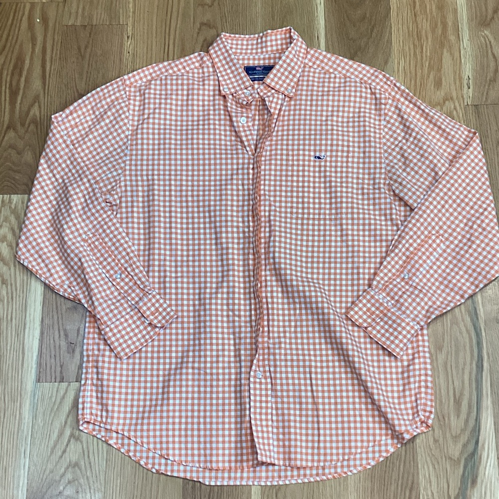 Men’s Vineyard Vines Classic Fit Tucker Shirt, Size Large